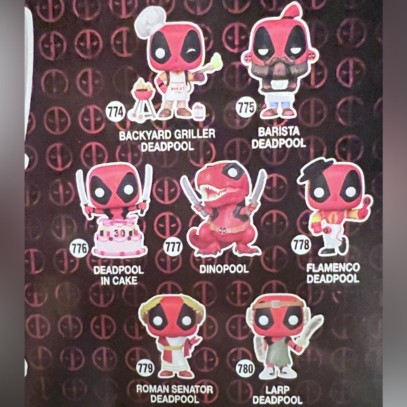 Funko Pop! Marvel 7/11 Exclusive 30th Anniversary Deadpool in Birthday Cake #776 - Picture 8 of 9